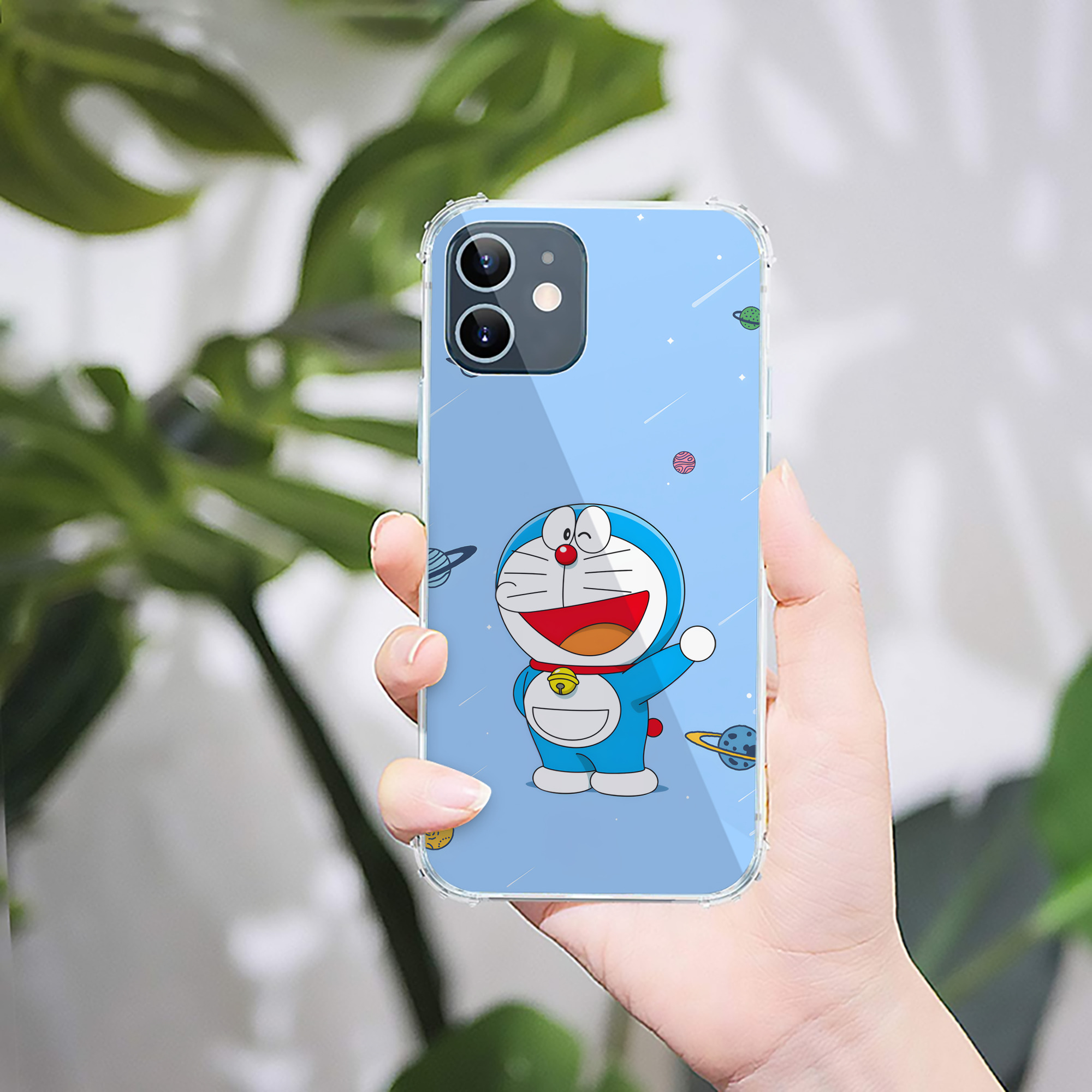 （画像用） ドラえもん Doraemon 【iPhone 12シリーズ対応】透明スマホケース（クリアソフトケース）